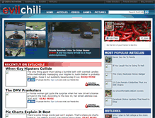 Tablet Screenshot of evilchili.com